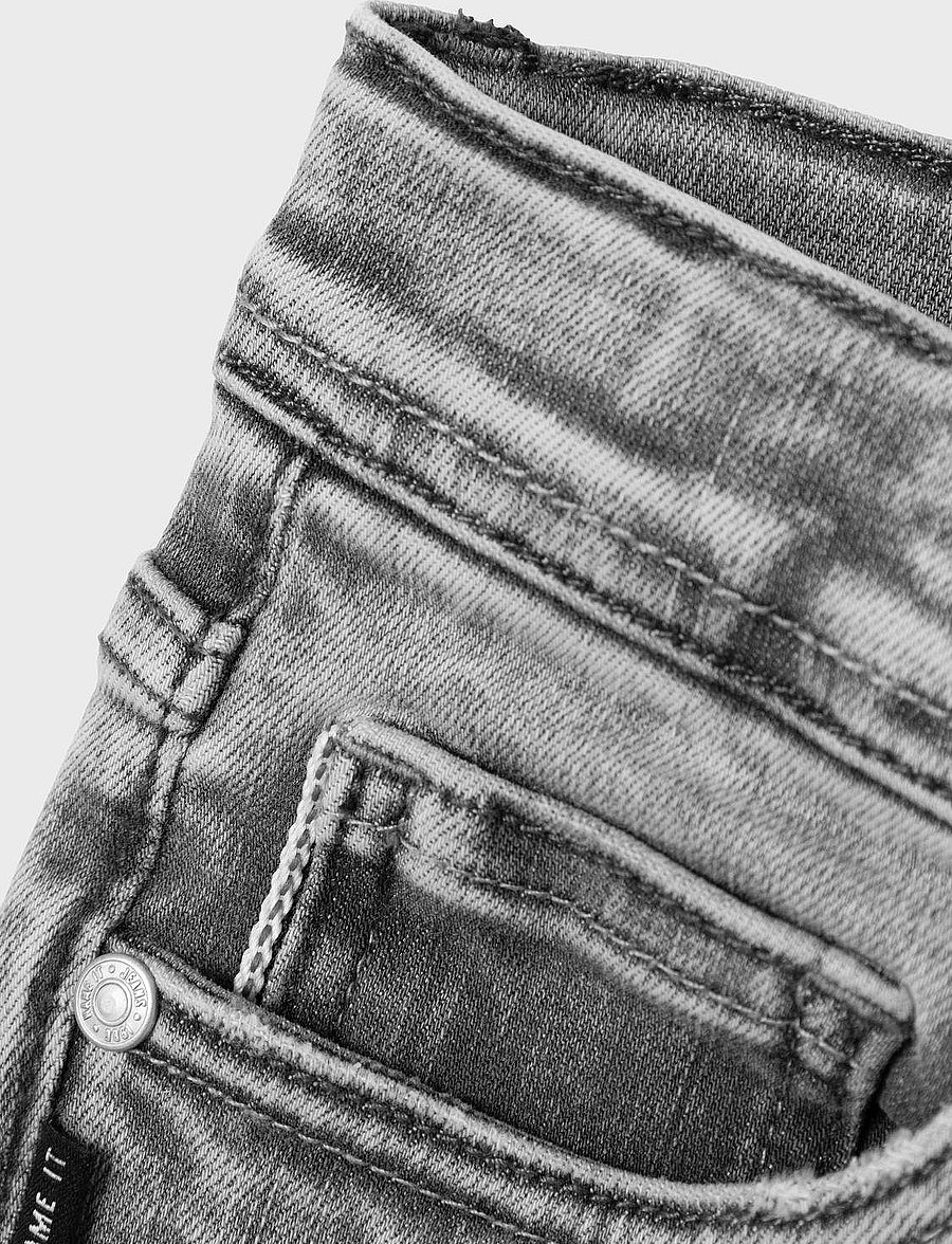 name it - NKMSILAS XSLIM JEANS 4487-GT NOOS - dżinsy skinny fit - light grey denim - 3