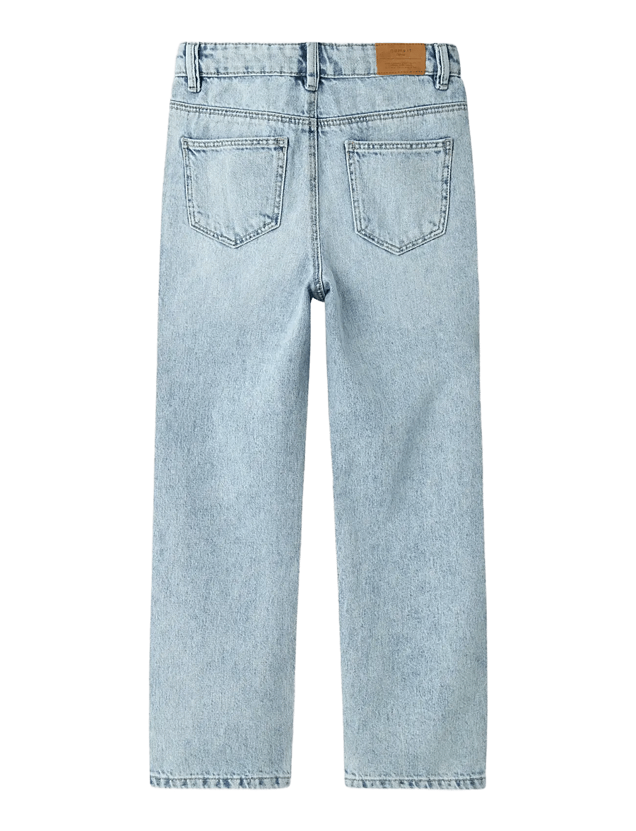 name it - NKFROSE STRAIGHT HW JEANS 9222-BE NOOS - regular jeans - light blue bleached denim - 2