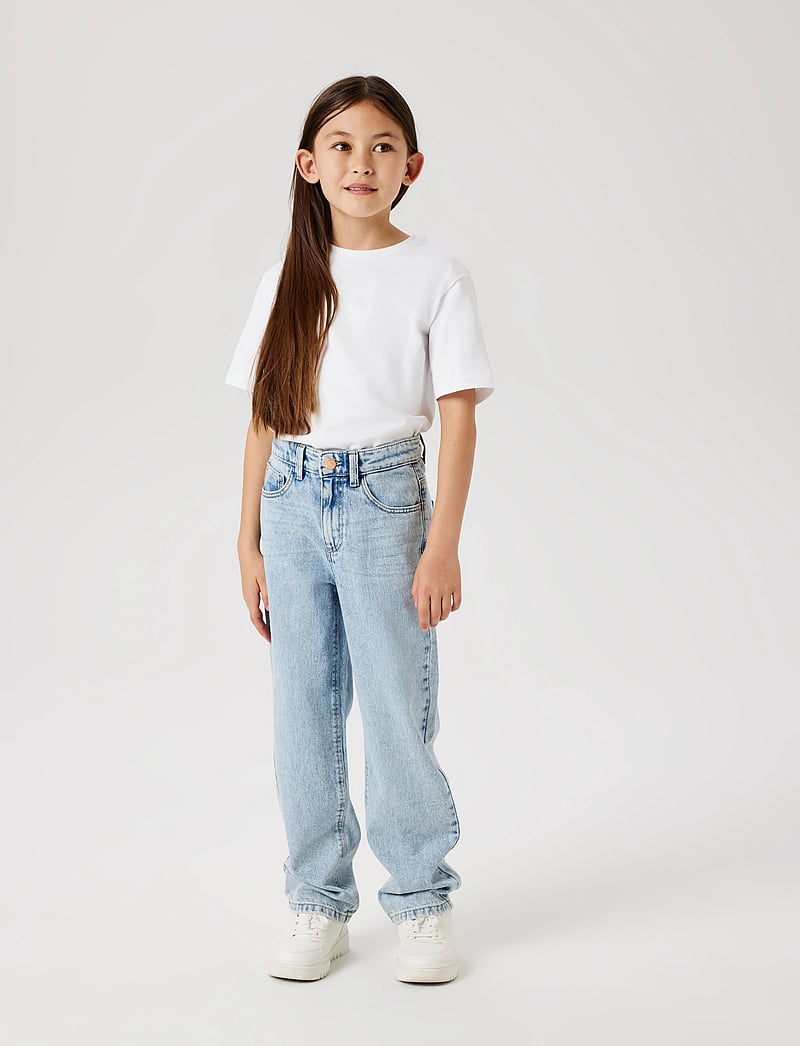 name it - NKFROSE STRAIGHT HW JEANS 9222-BE NOOS - regular jeans - light blue bleached denim - 0