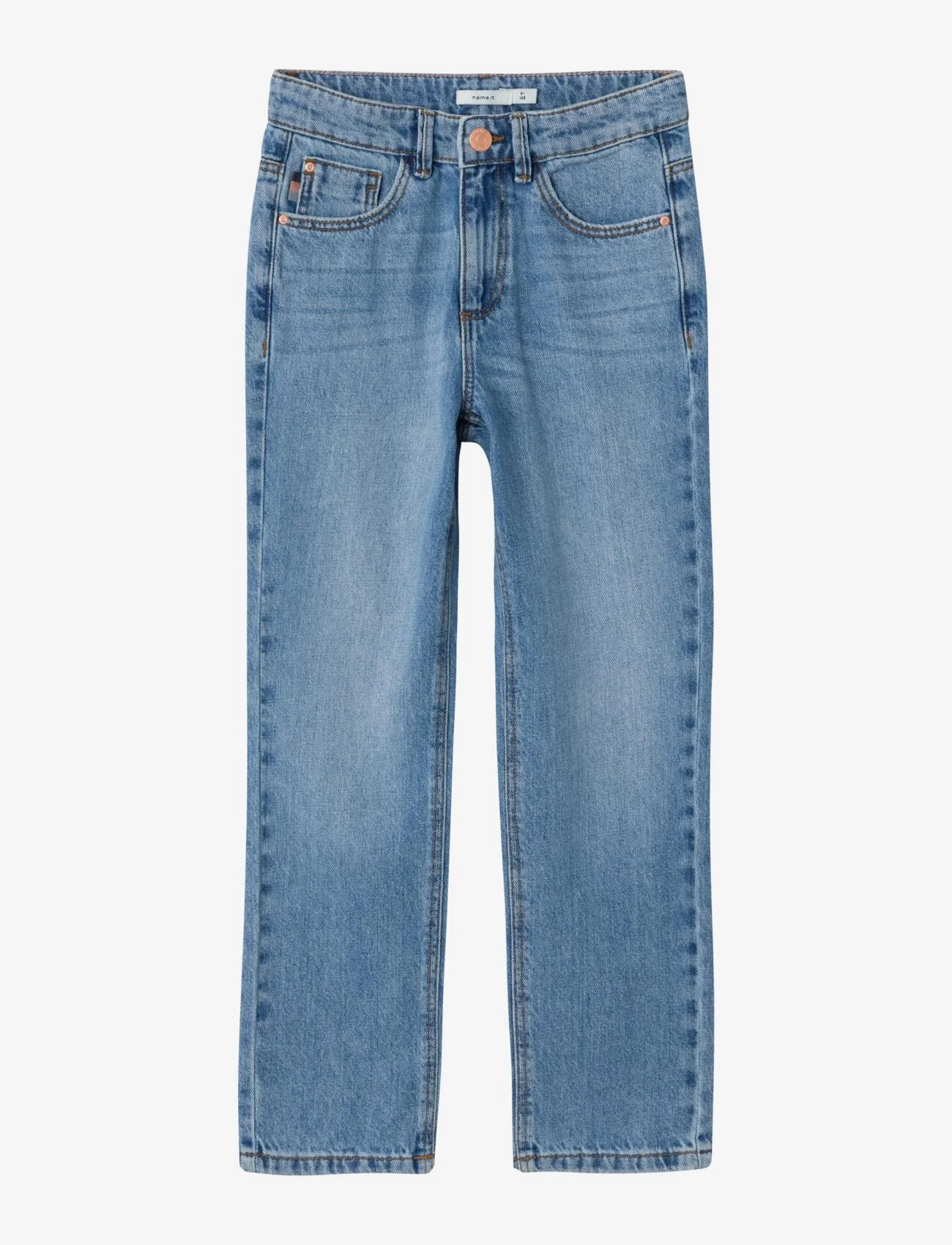 name it - NKFROSE HW STRAIGHT JEANS 9222-BE NOOS - regular jeans - medium blue denim - 0