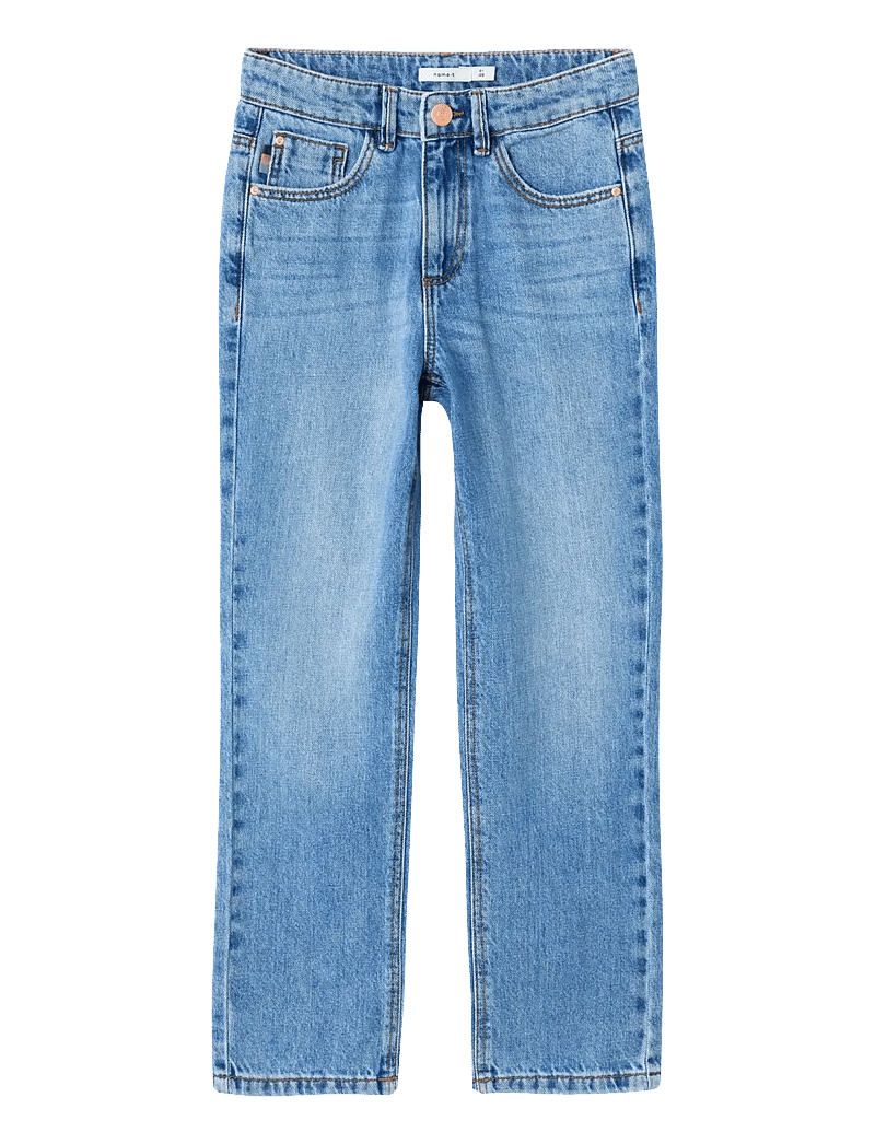 name it - NKFROSE STRAIGHT HW JEANS 9222-BE NOOS - regular jeans - medium blue denim - 1