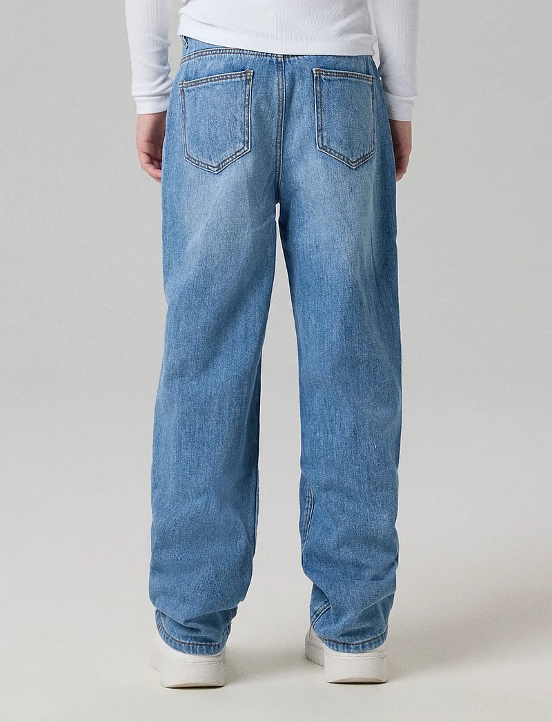 name it - NKFROSE STRAIGHT HW JEANS 9222-BE NOOS - regular jeans - medium blue denim - 5