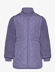 name it - NMFMEMBER QUILT JACKET TB - quilted jackets - blue ice - 0