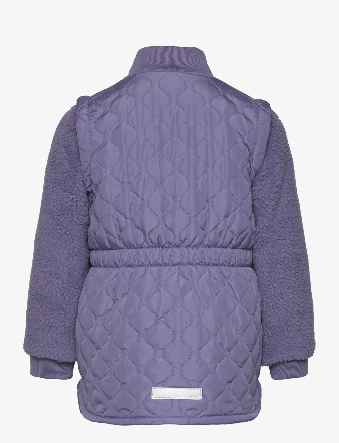 name it - NMFMEMBER QUILT JACKET TB - quilted jackets - blue ice - 1