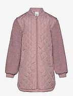 NKFMEMBER LONG QUILT JACKET TB - DEAUVILLE MAUVE