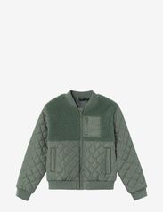 name it - NKMMEMBER QUILT JACKET TB - quiltade jackor - agave green - 0