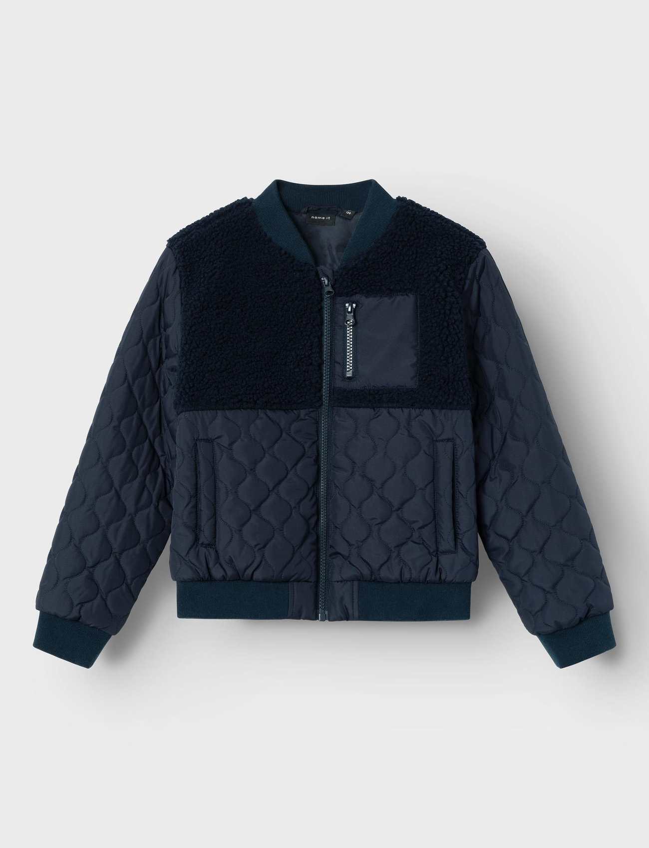 name it - NKMMEMBER QUILT JACKET TB - quilted jackets - dark sapphire - 0