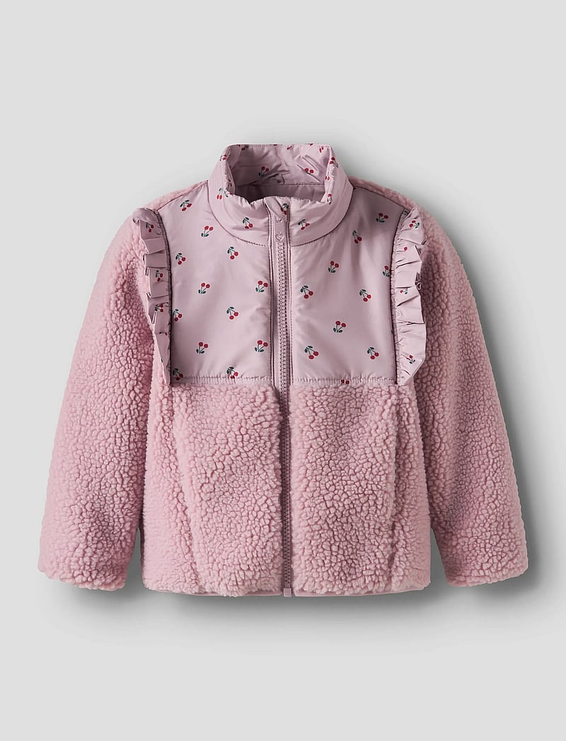 name it - NMFMINNA TEDDY JACKET - fleecejacken - keepsake lilac - 0