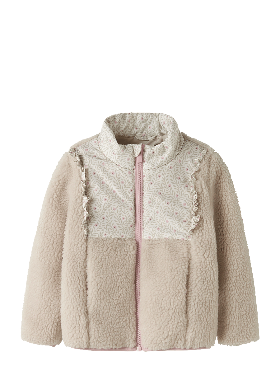 name it - NMFMINNA TEDDY JACKET - fleecejacken - rainy day - 0