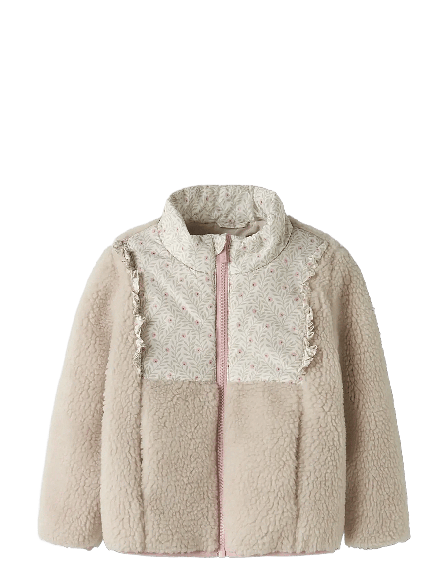 name it - NMFMINNA TEDDY JACKET - fleecejacken - rainy day - 2