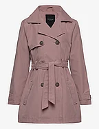 NKFMADELIN TRENCH COAT - DEAUVILLE MAUVE