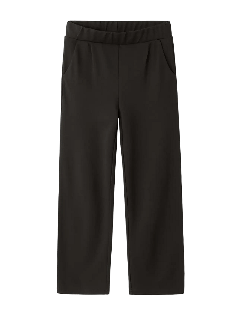 name it - NKFNAIDA STRAIGHT PANT NOOS - einkaufen nach alter von - black - 1