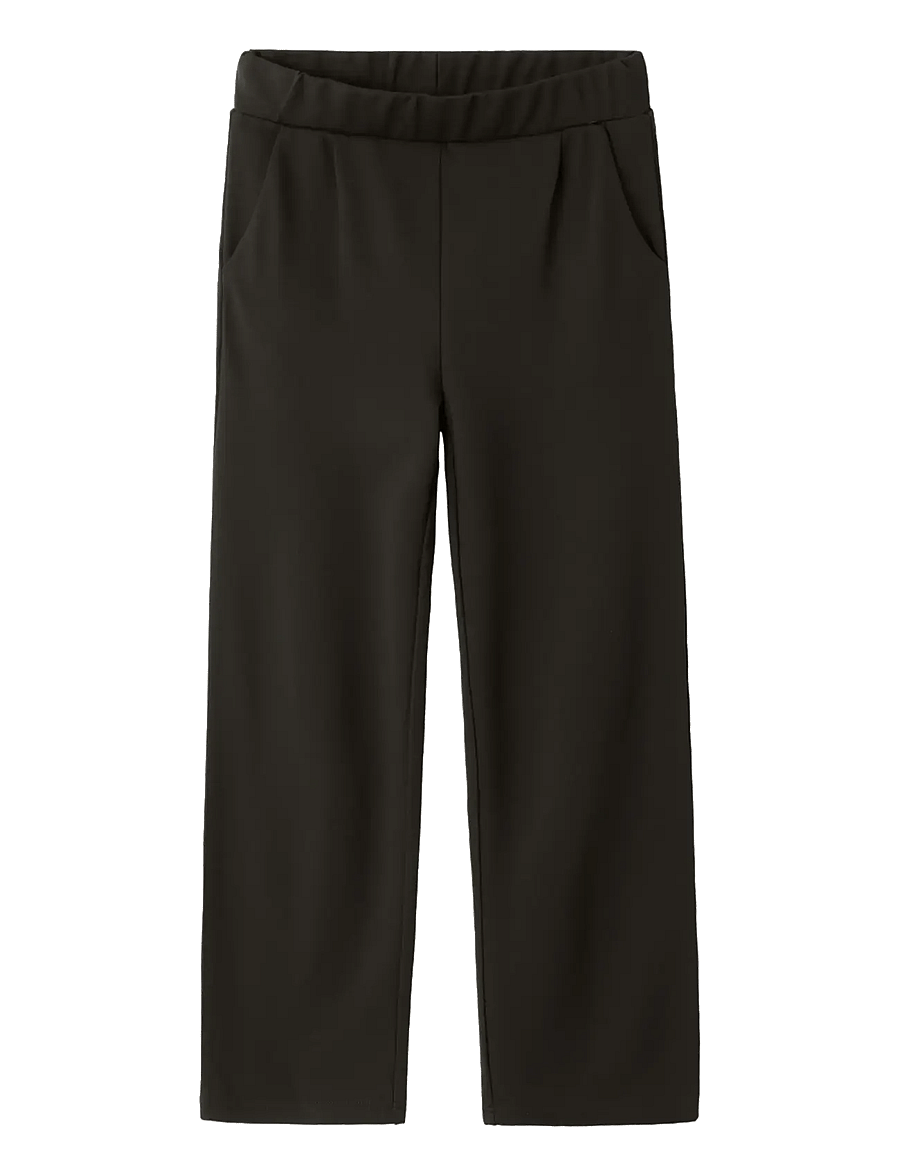 name it - NKFNAIDA STRAIGHT PANT NOOS - byxor - black - 1