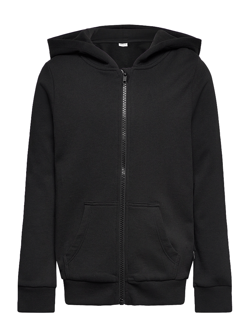 name it - NKMNESWEAT CARD W HOOD BRU NOOS - huvtröjor - black - 1