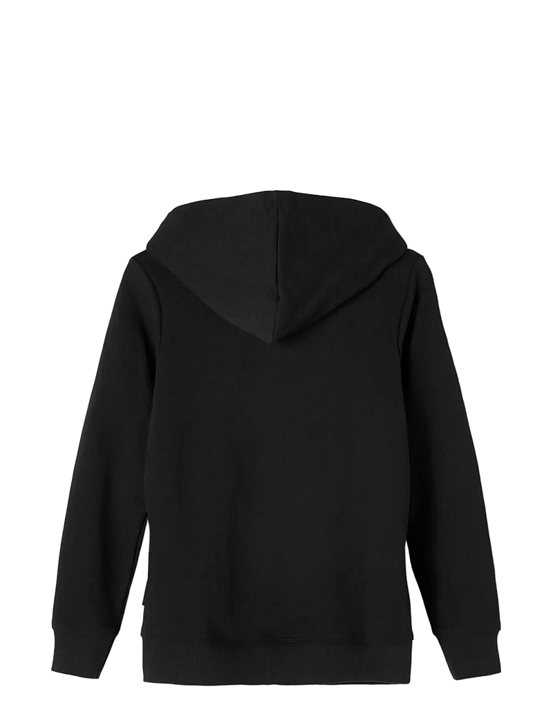 name it - NKMNESWEAT CARD W HOOD BRU NOOS - kapuzenpullover - black - 2