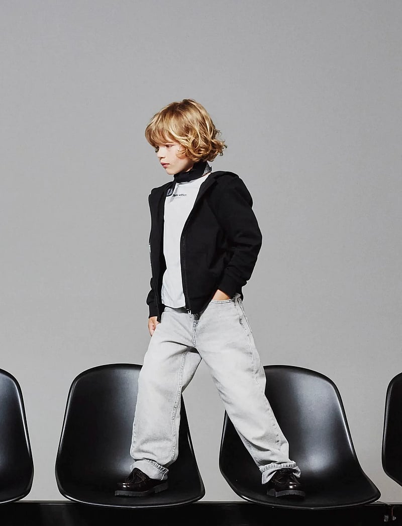 name it - NKMNESWEAT CARD W HOOD BRU NOOS - kapuzenpullover - black - 4