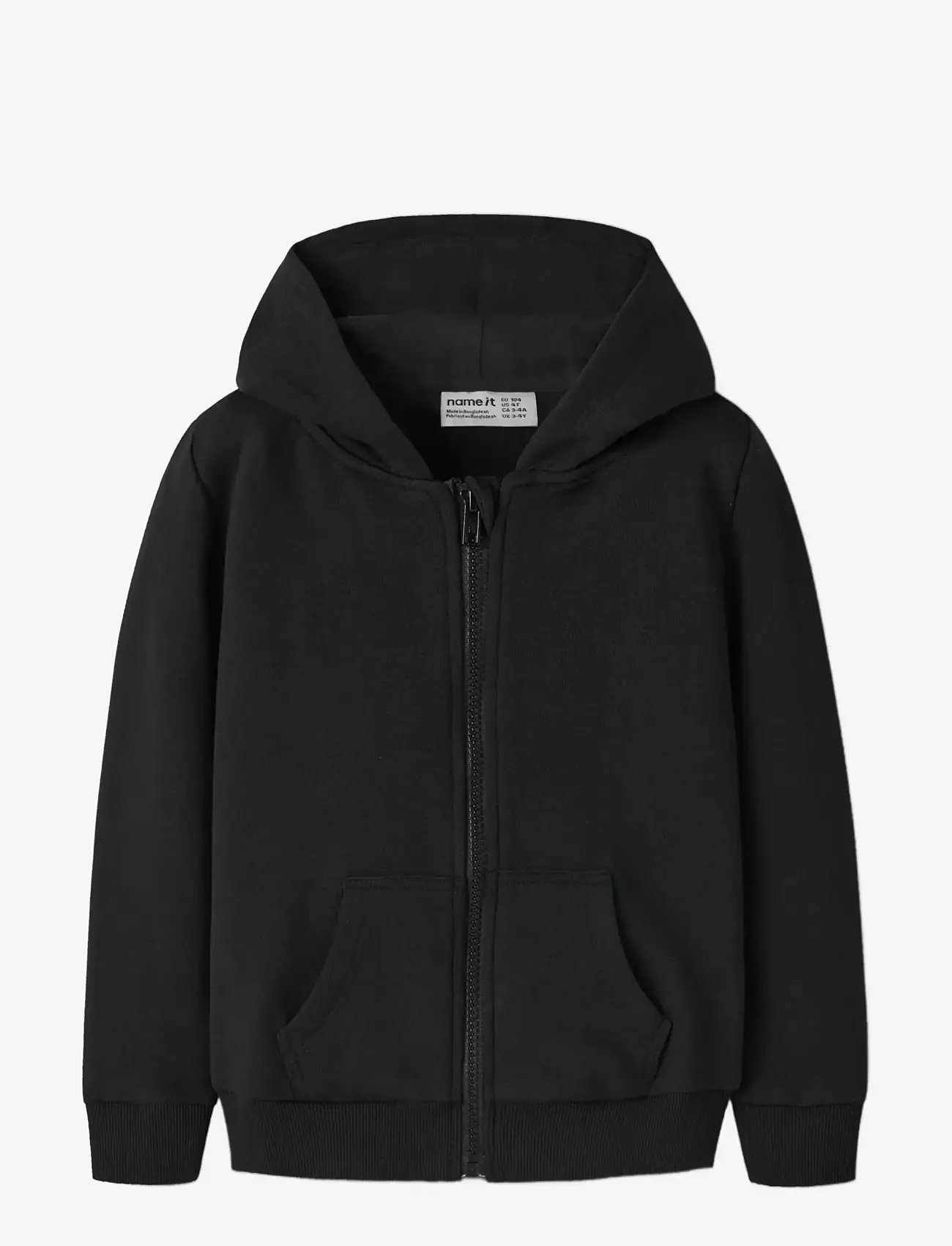 name it - NKMNESWEAT CARD W HOOD BRU NOOS - kapuzenpullover - black - 3