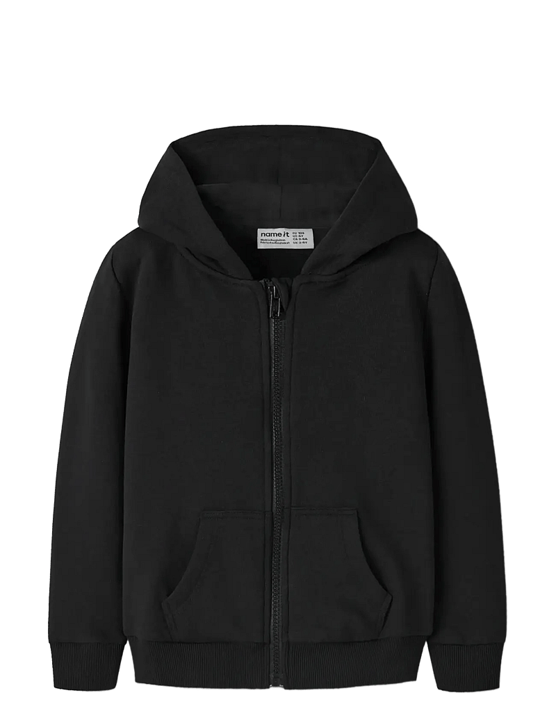 name it - NKMNESWEAT CARD W HOOD BRU NOOS - kapuzenpullover - black - 3