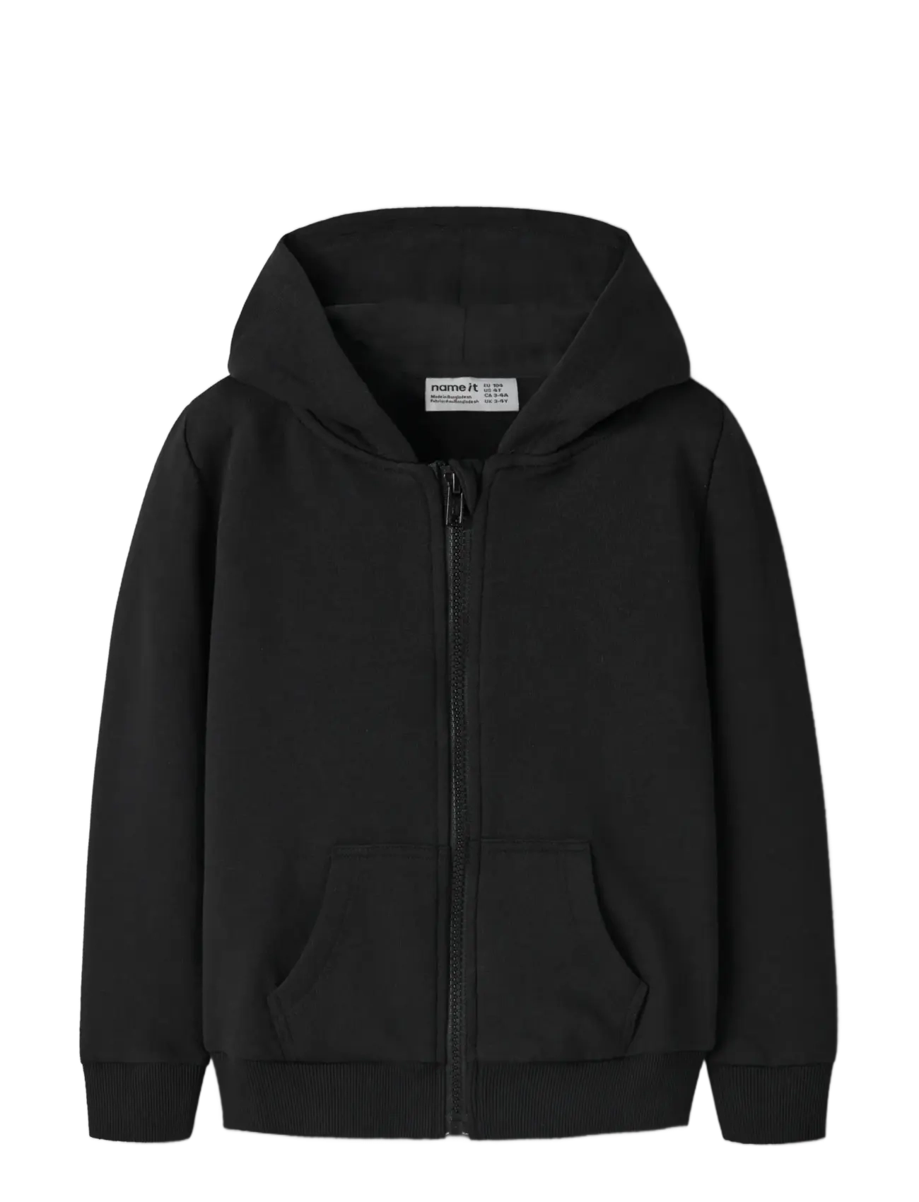 name it - NKMNESWEAT CARD W HOOD BRU NOOS - kapuzenpullover - black - 3