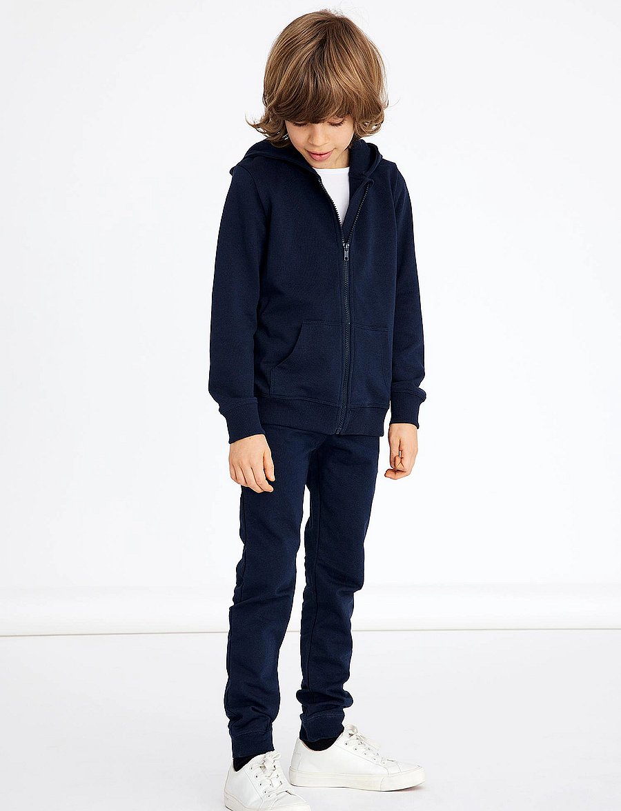name it - NKMNESWEAT CARD W HOOD BRU NOOS - kapuzenpullover - dark sapphire - 0