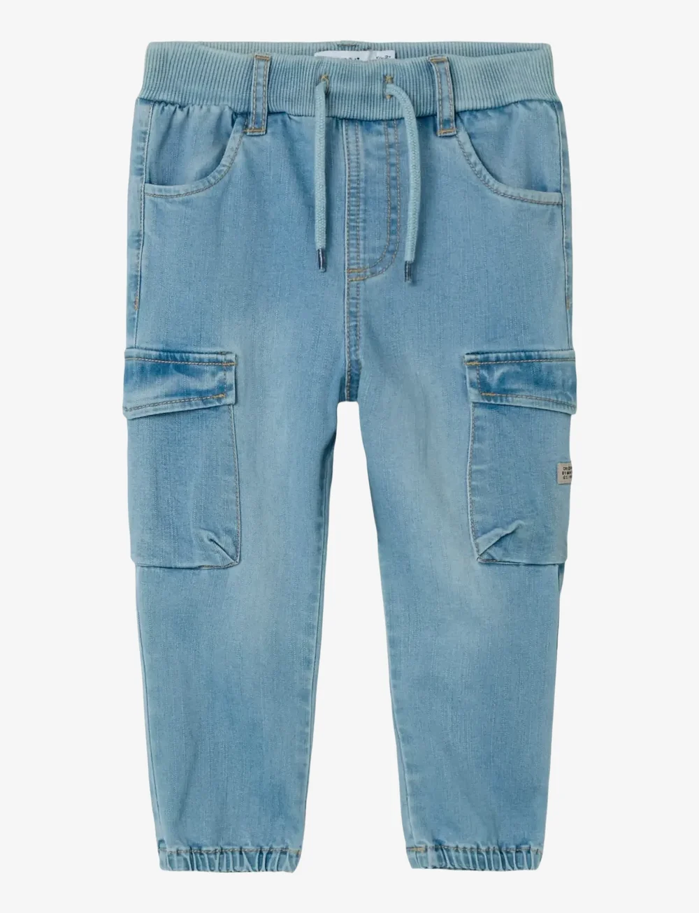name it - NMMBEN BAGGY R CARGO JEANS 9770-YT NOOS - cargohosen - medium blue denim - 1