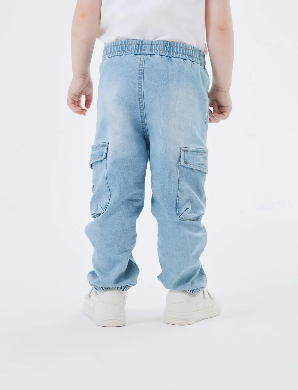 name it - NMMBEN BAGGY R CARGO JEANS 9770-YT NOOS - cargohosen - medium blue denim - 4