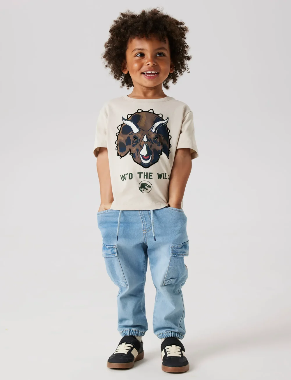 name it - NMMBEN BAGGY R CARGO JEANS 9770-YT NOOS - cargohosen - medium blue denim - 5