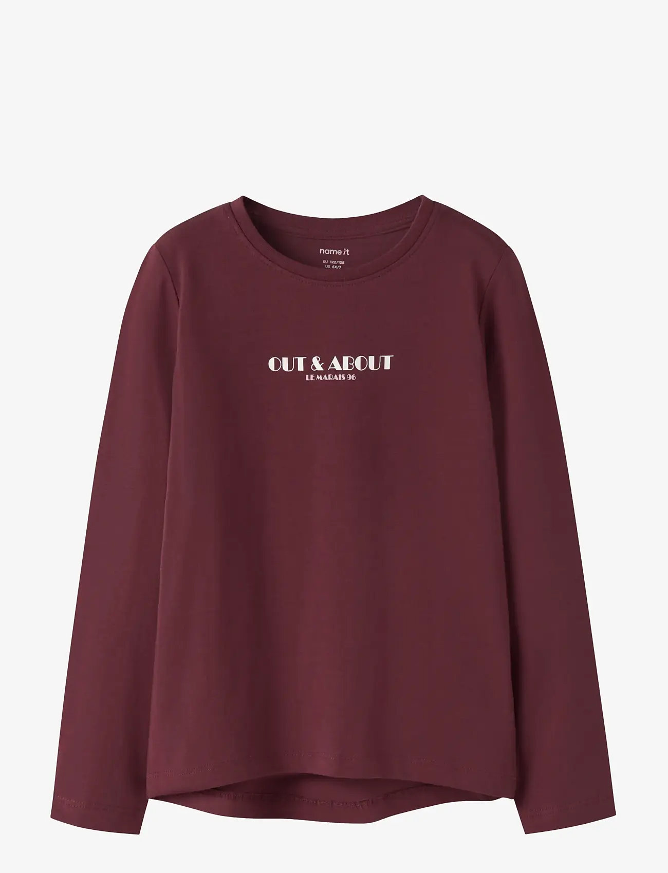 name it - NKFVIX LS TOP - långärmade t-shirts - burgundy - 0