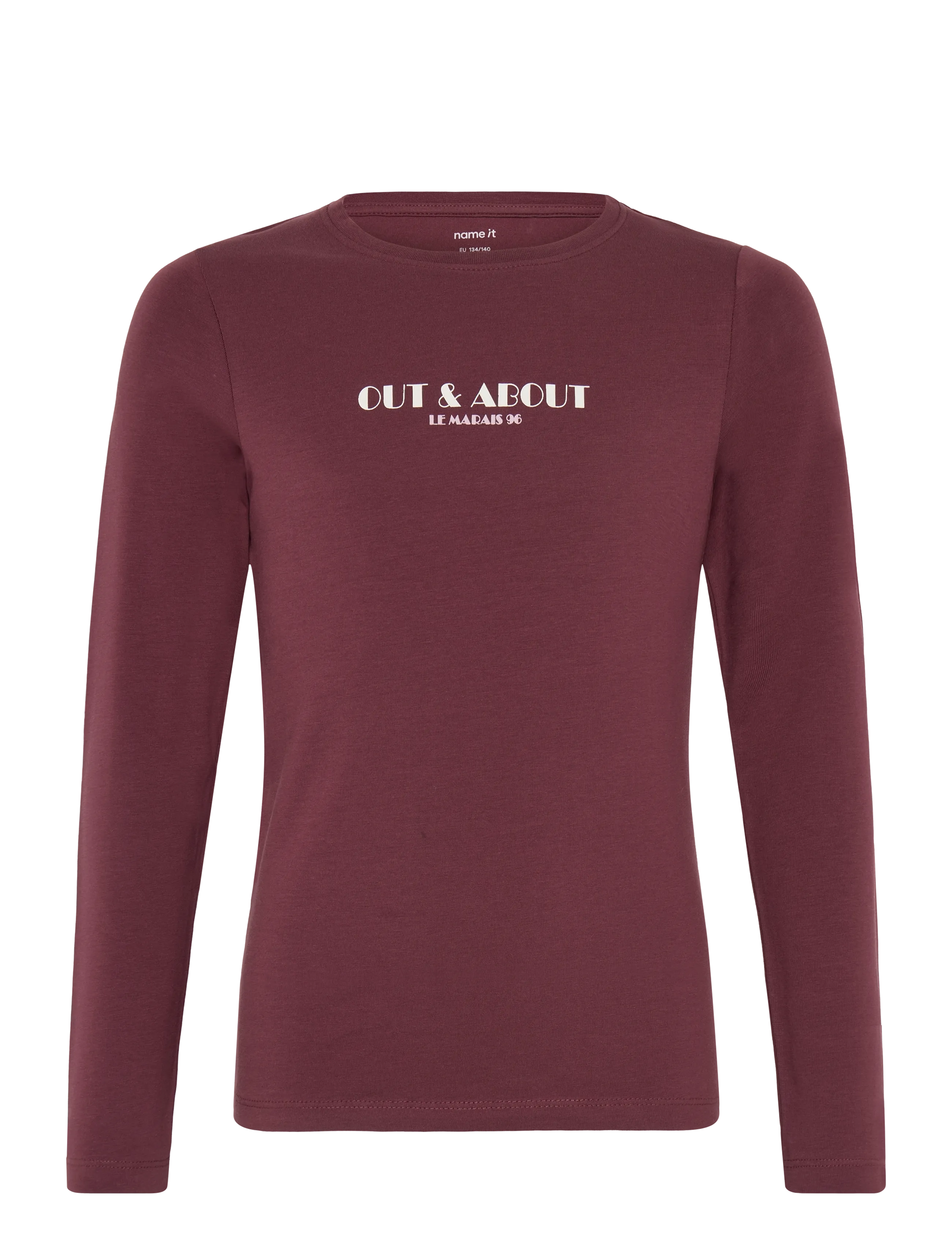 name it NKFVIX LS TOP - Oberteile & T-Shirts - BURGUNDY / burgundy