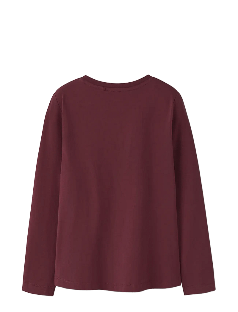 name it - NKFVIX LS TOP - långärmade t-shirts - burgundy - 1