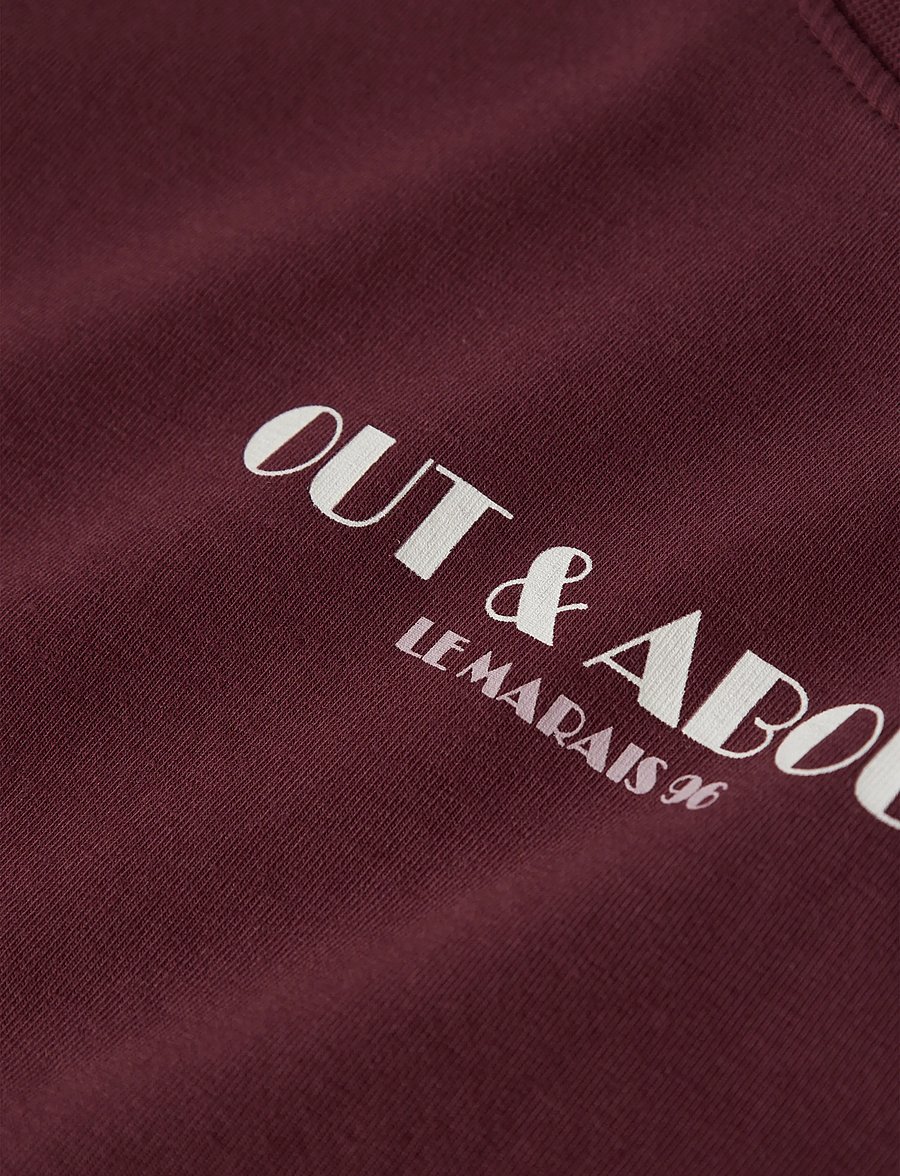 name it - NKFVIX LS TOP - langermede t-skjorter - burgundy - 2