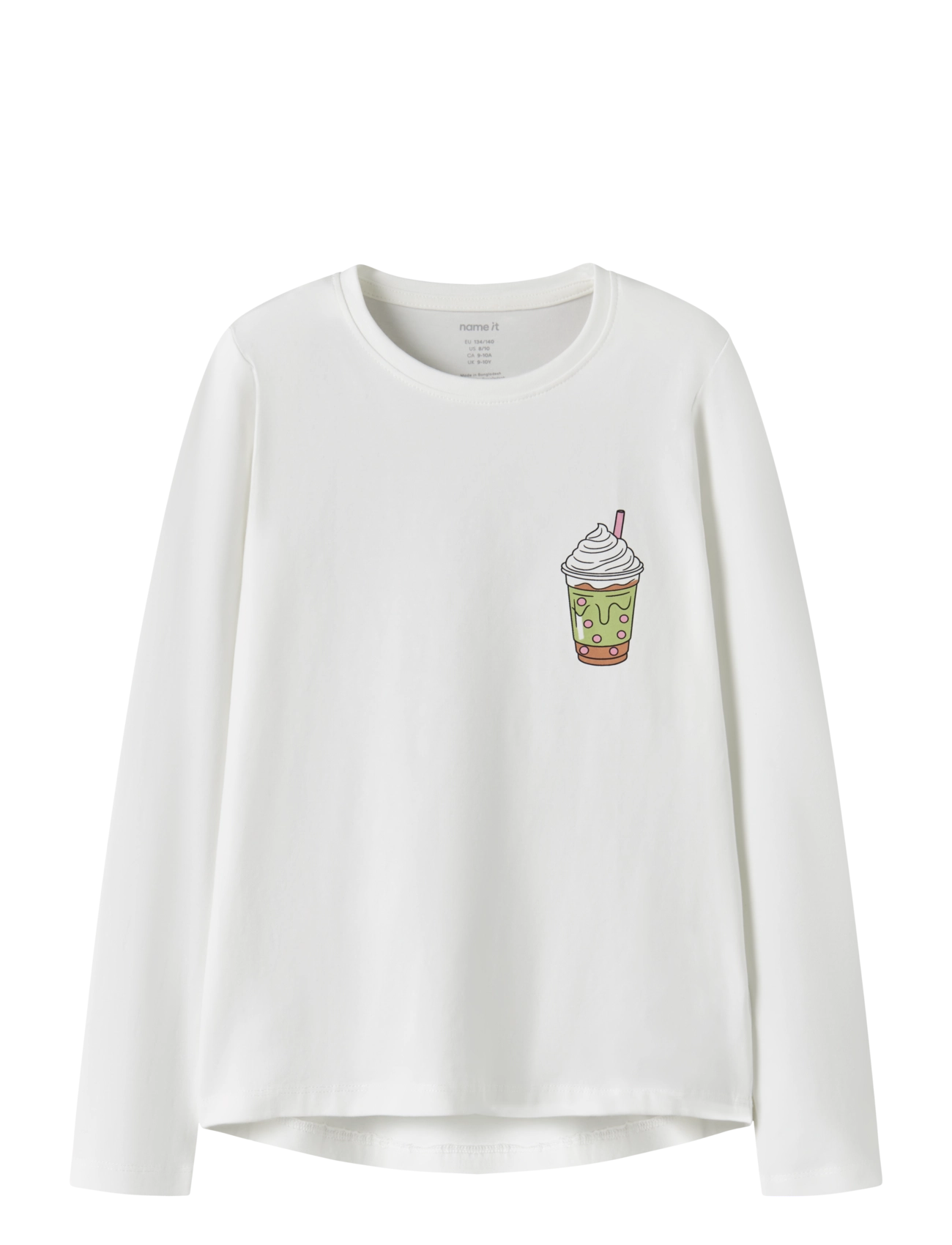 name it NKFVIX LS TOP - Toppe og t-shirts - CLOUD DANCER / white