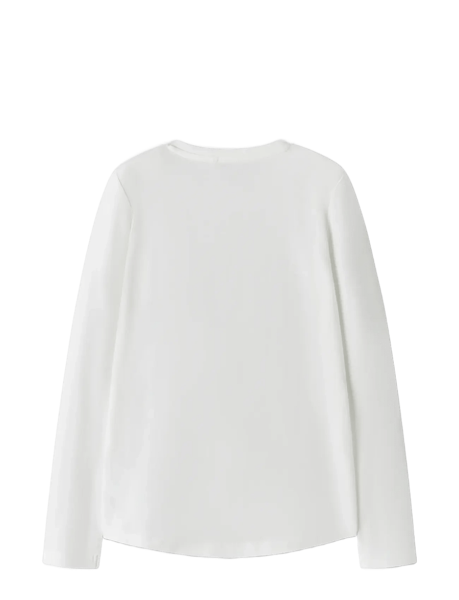 name it - NKFVIX LS TOP - langærmede t-shirts - cloud dancer - 1