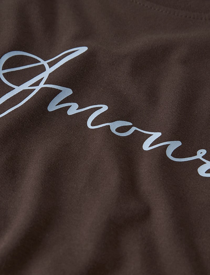 name it - NKFVIX LS TOP - langærmede t-shirts - seal brown - 2