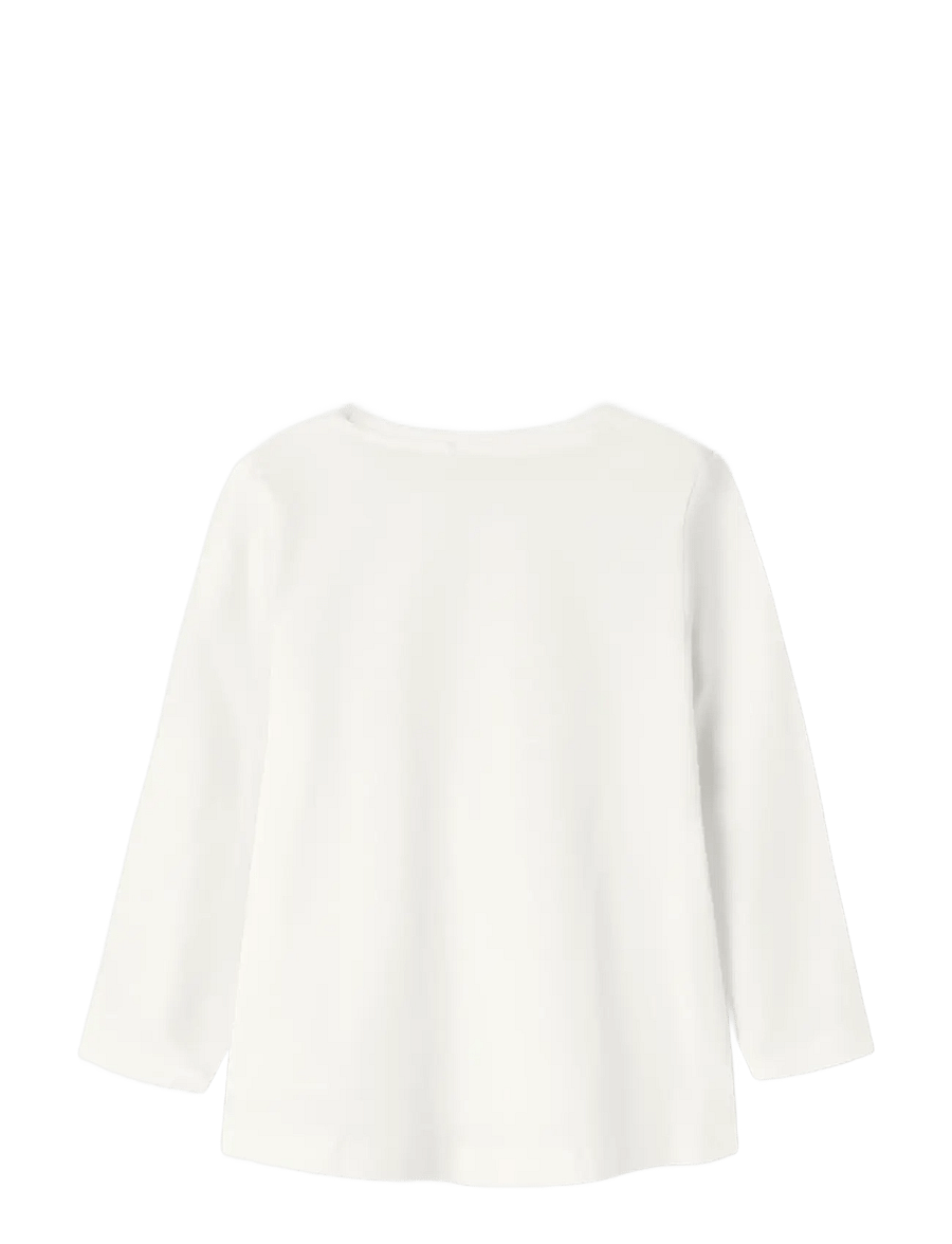 name it - NMFVIOLET LS LOOSE TOP - langärmelig - cloud dancer - 1