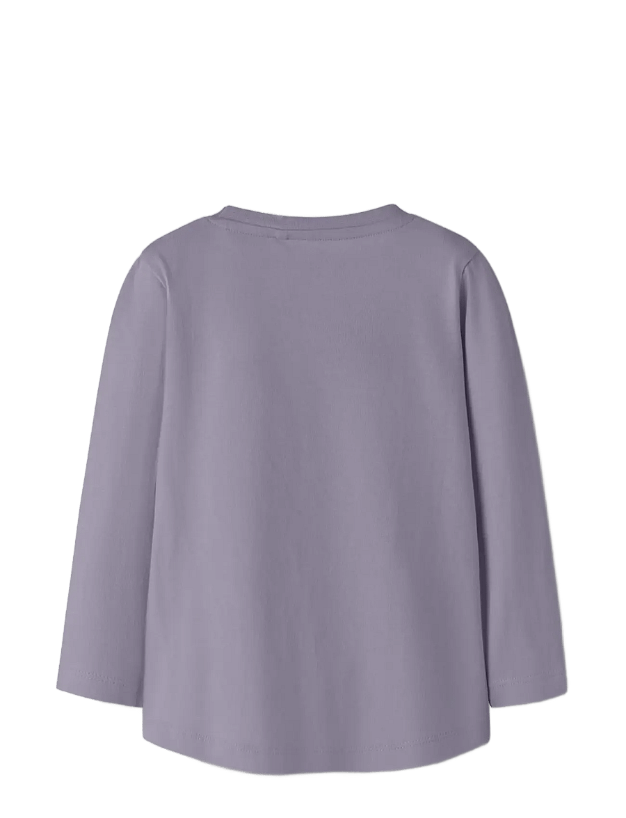 name it - NMFVIOLET LS LOOSE TOP - langærmede t-shirts - lavender gray - 1