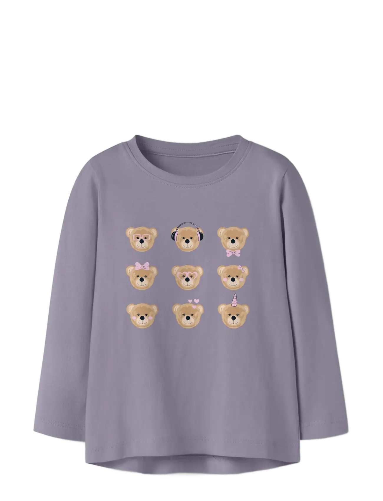 name it - NMFVIOLET LS LOOSE TOP - langærmede t-shirts - lavender gray - 2