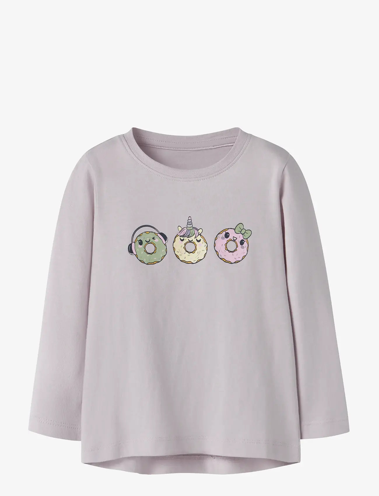 name it - NMFVIOLET LS LOOSE TOP - långärmade t-shirts - lilac marble - 1