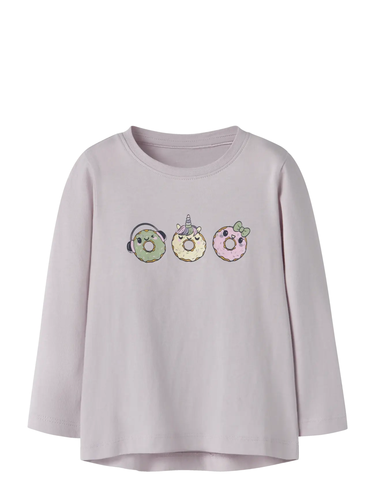 name it NMFVIOLET LS LOOSE TOP - 4 for 3 - LILAC MARBLE / purple