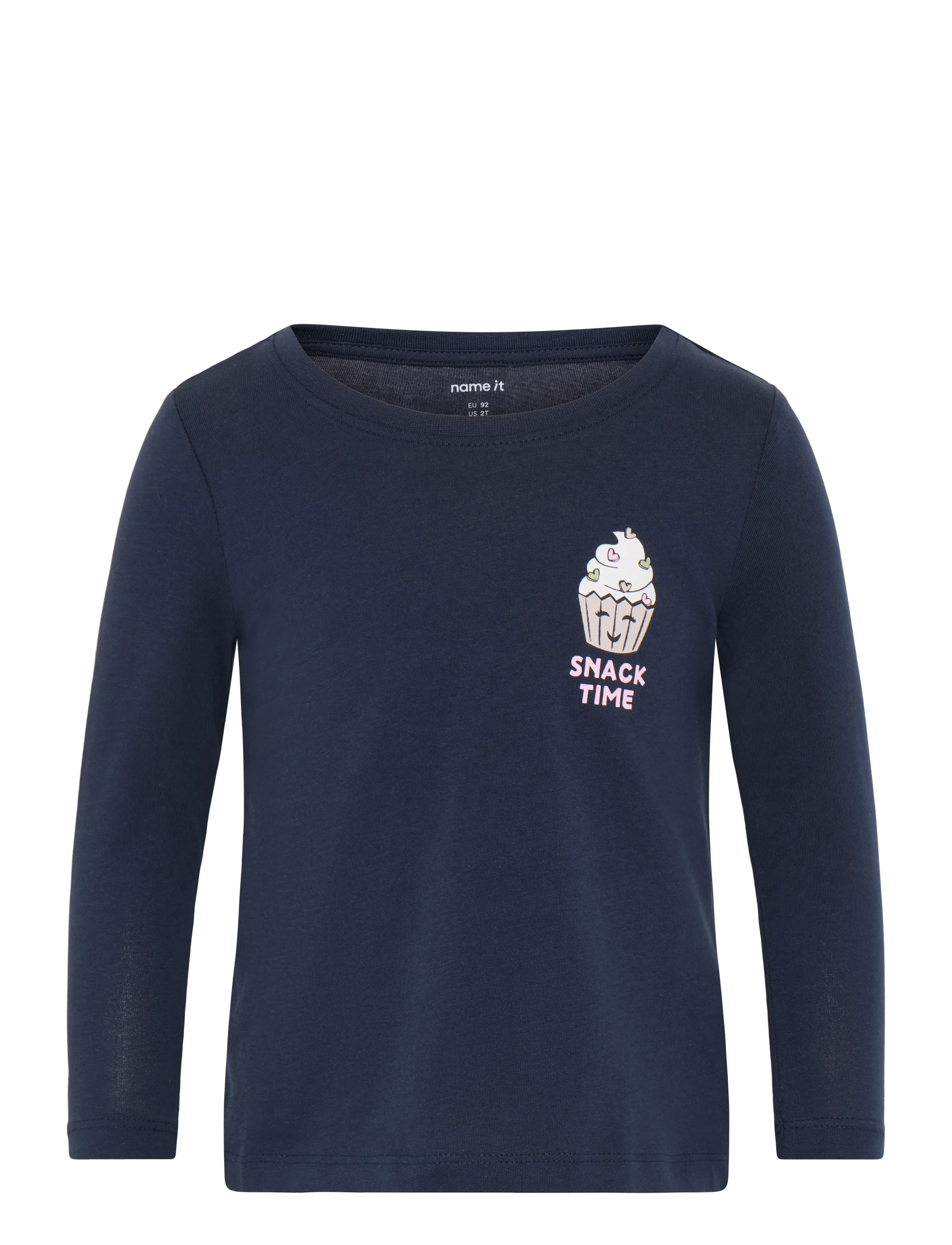 name it NMFVIOLET LS LOOSE TOP - Överdelar - NAVY BLAZER / navy