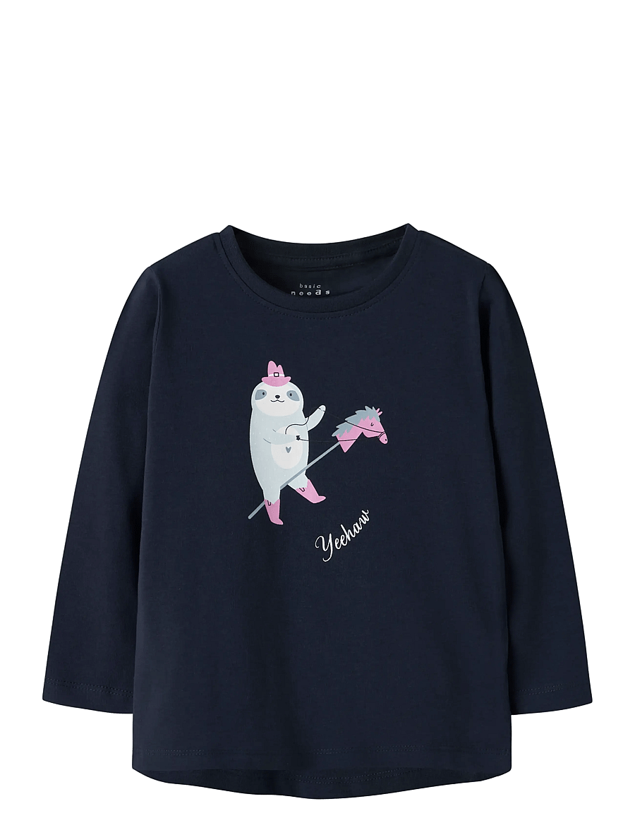 name it - NMFVIX LS TOP - langærmede t-shirts - navy blazer - 1