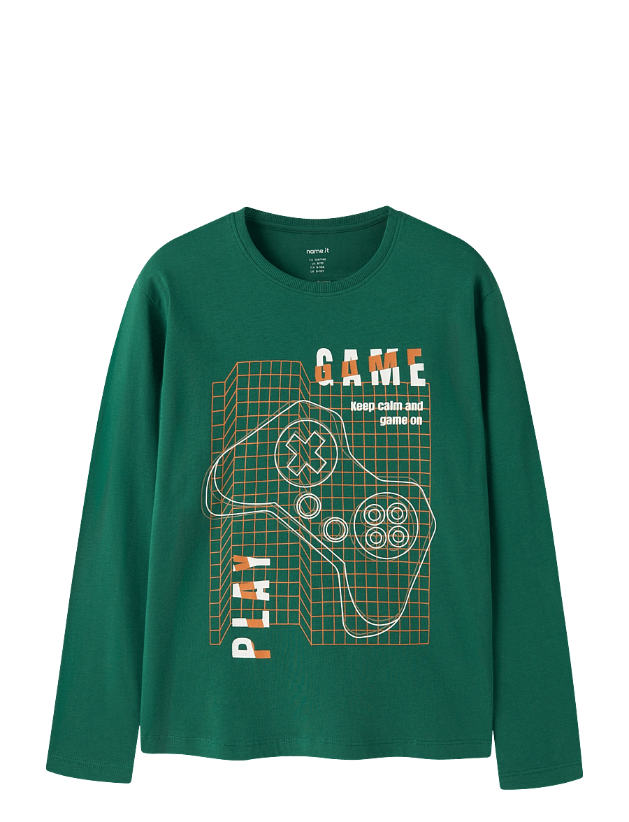 name it - NKMVAGNO LS LOOSE TOP - evergreen - 0
