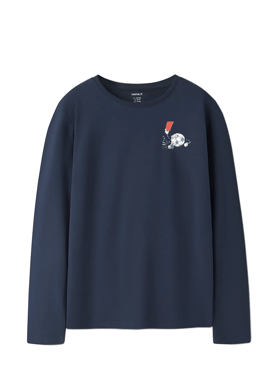 name it - NKMVUX LS TOP - pikkade varrukatega t-särgid - navy blazer - 2