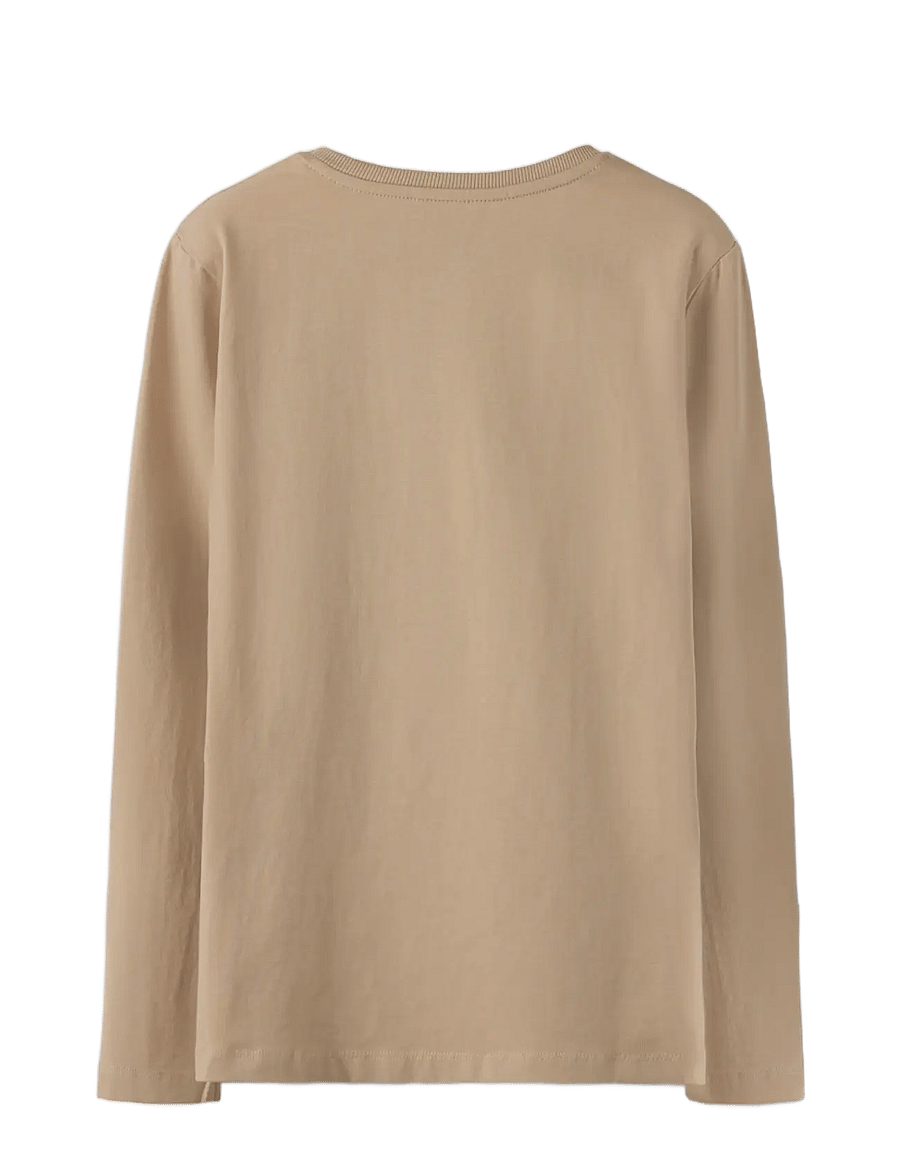 name it - NKMVUX LS TOP - langärmelig - sesame - 1