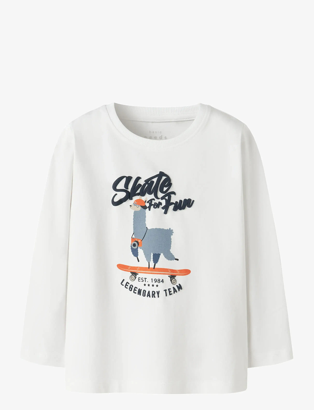 name it - NMMVUX LS TOP - langærmede t-shirts - bright white - 1