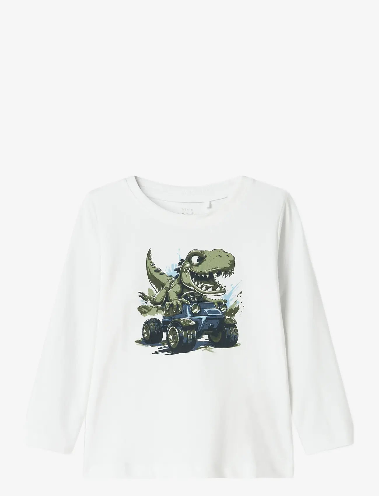 name it - NMMVUX LS TOP - pikkade varrukatega t-särgid - bright white - 0