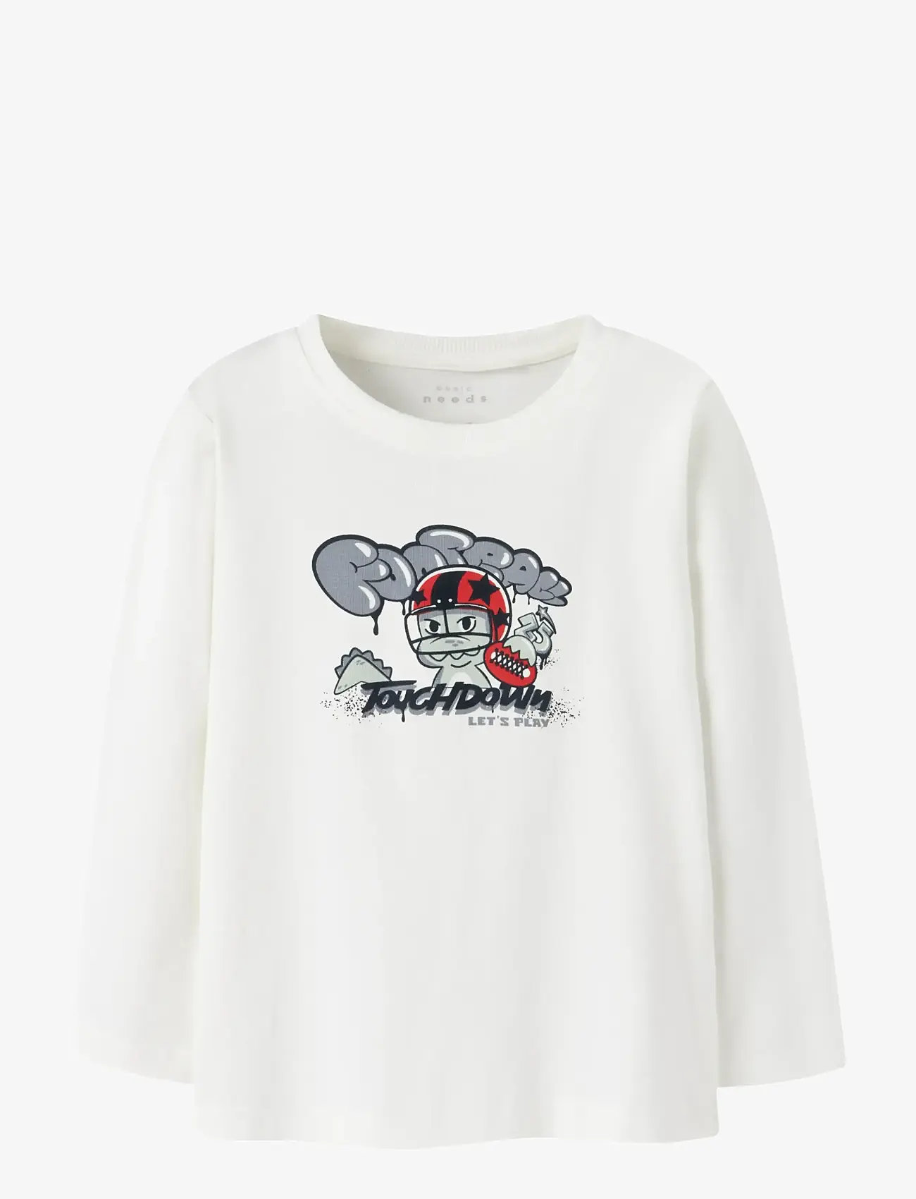 name it - NMMVUX LS TOP - pikkade varrukatega t-särgid - cloud dancer - 0