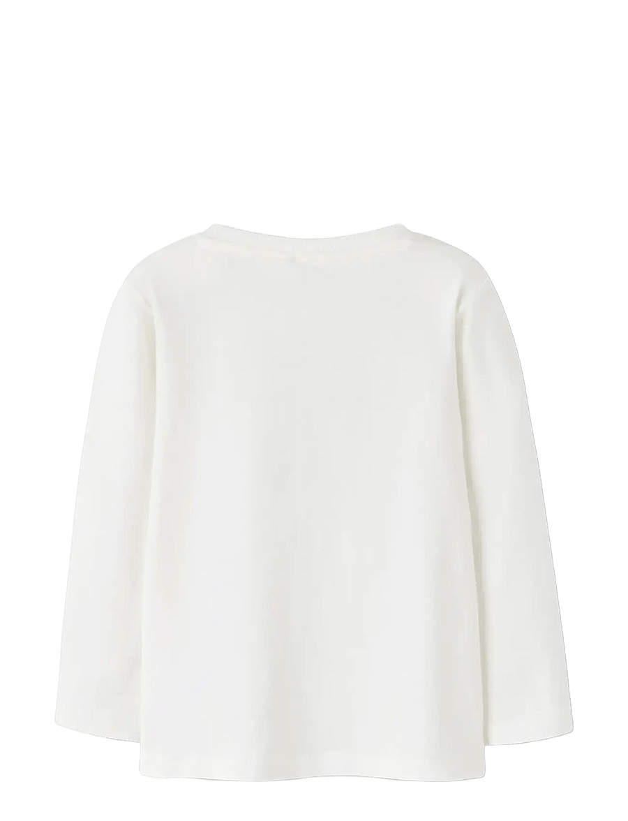 name it - NMMVUX LS TOP - pikkade varrukatega t-särgid - cloud dancer - 2