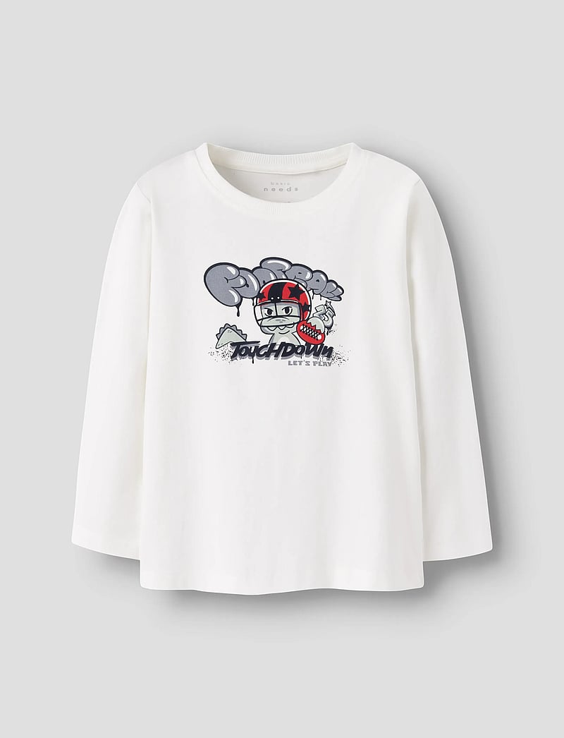 name it - NMMVUX LS TOP - långärmade t-shirts - cloud dancer - 0