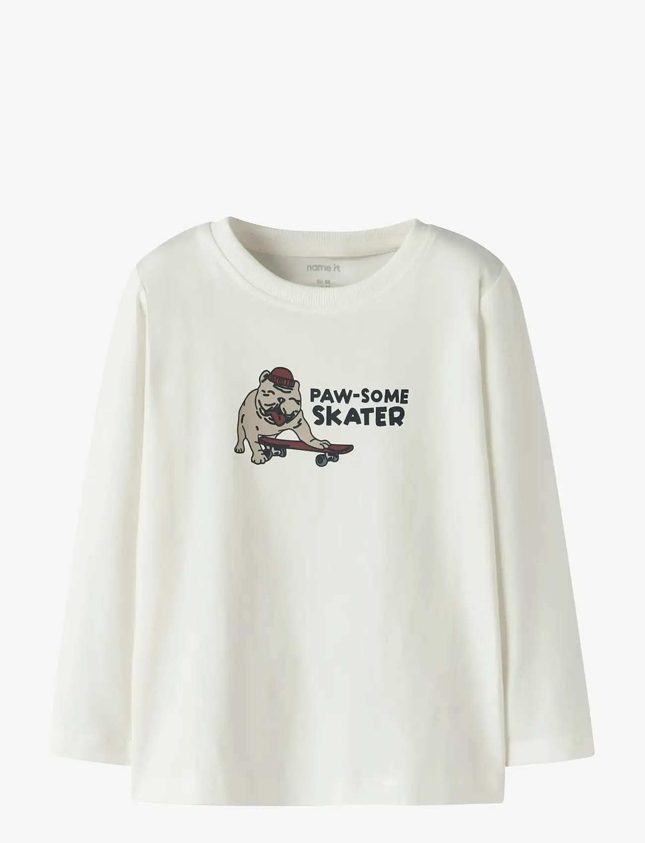 name it - NMMVUX LS TOP - langærmede t-shirts - cloud dancer - 1
